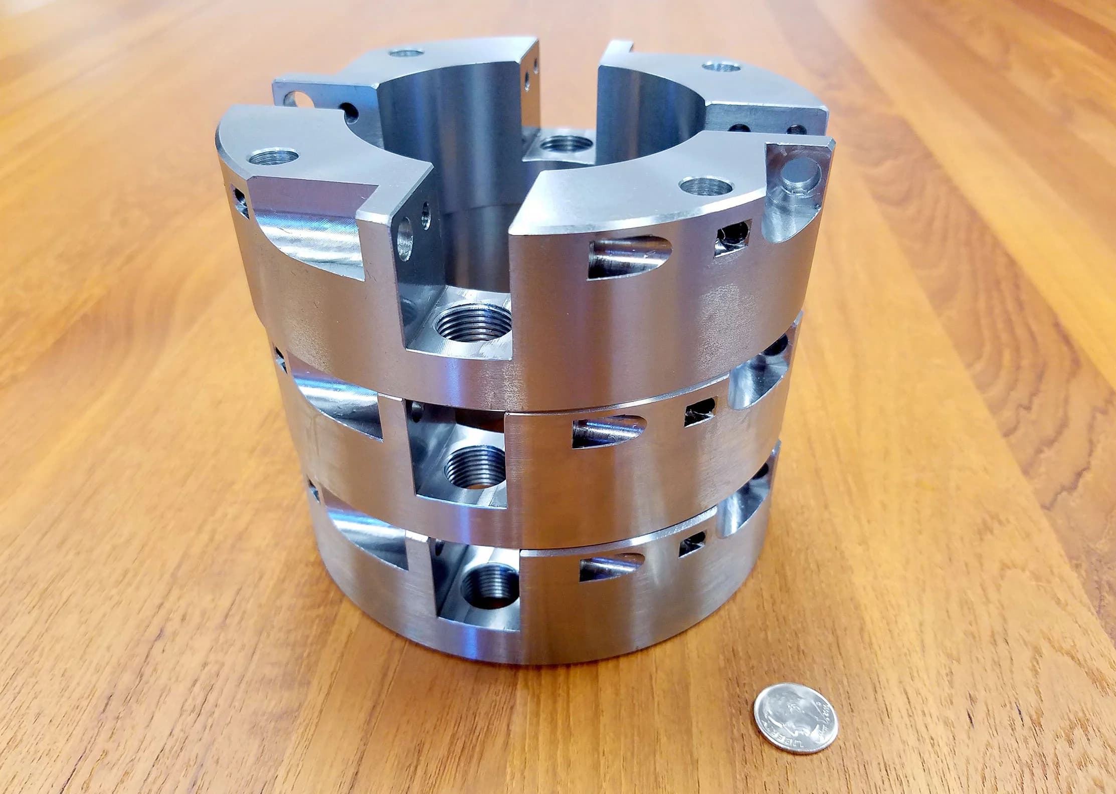 Precision machined component